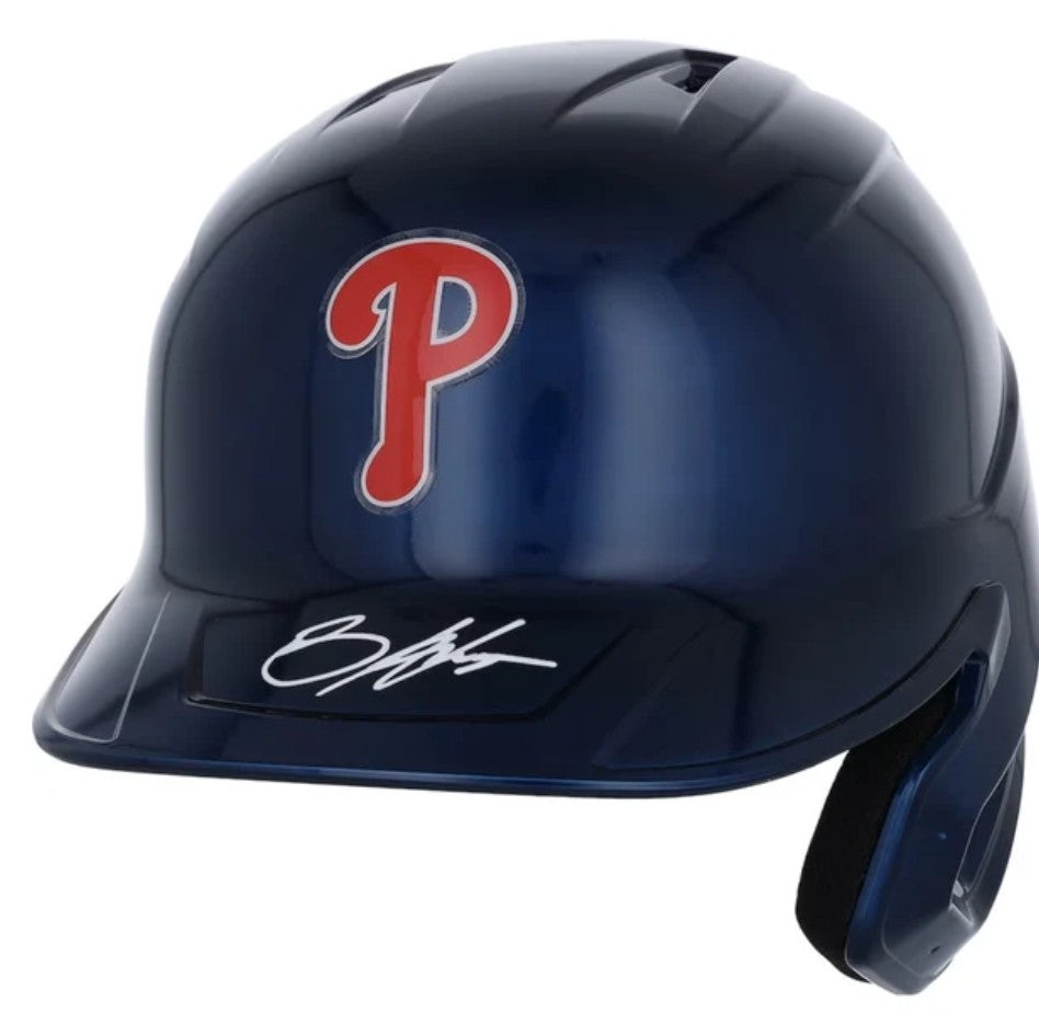 Bryce Harper Autographed Philadelphia Phillies Alternate Chrome Rawlings Mach Pro Replica Batting Helmet