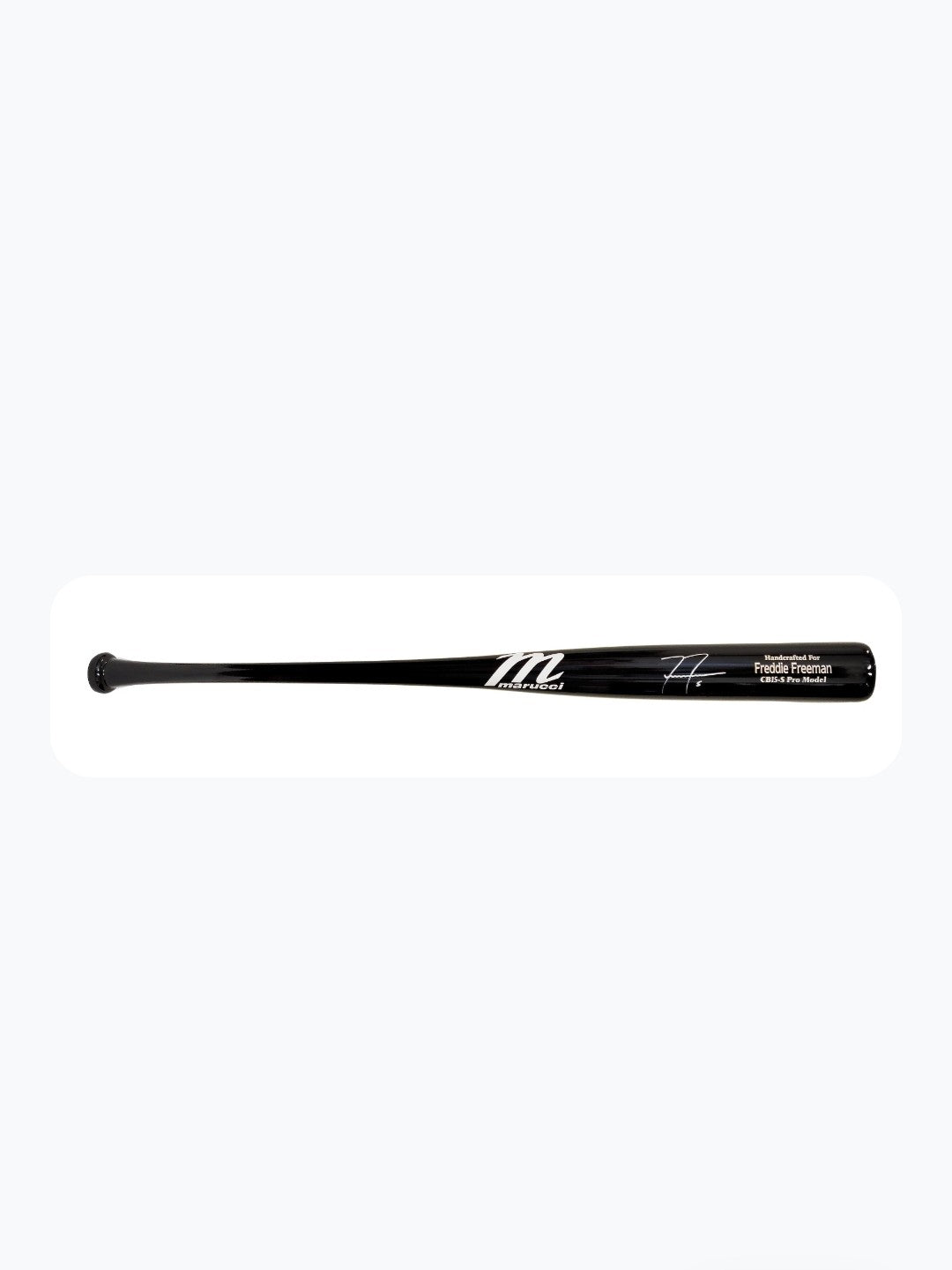 Freddie Freeman Autographed Black Game Model Bat.