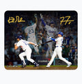 Freddie Freeman & Kirk Gibson Dual Autographed 16x20 Photo