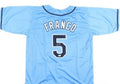 Wander Franco Tampa Bay Rays Custom Light Blue Custom