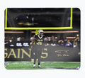 Tyrann Mathieu Autographed "Honey Badger" 16x20 - Saints On Field