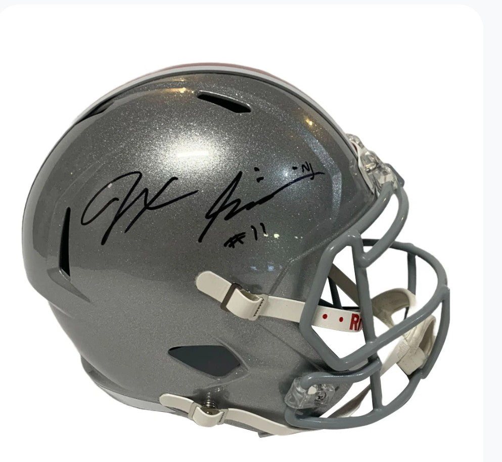 Jaxon Smith-Njigba Ohio State Autographed FS Replica Helmet