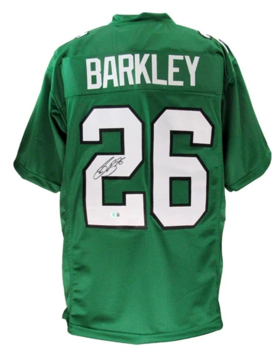 Saquon Barkley Eagles Kelly Green Custom Jersey